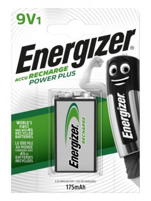 Аккумуляторы Energizer Recharge Power Plus HR6F22 LSD Ni-MH 175 mAh BL 1шт