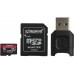 MicroSDXC 64GB UHS-II/U3 Class 10 Kingston Canvas React Plus R285/W165MB/s + SD-адаптер + USB-Кардрідер (MLPMR2/64GB)