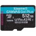 MicroSDXC 512GB UHS-I/U3 Class 10 Kingston Canvas Go! Plus R170/W90MB/s (SDCG3/512GBSP)