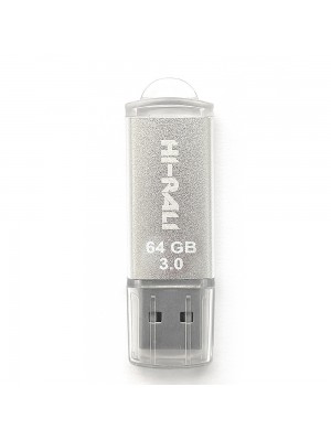 USB3.0 64GB Hi-Rali Rocket Series Silver (HI-64GB3VCSL)