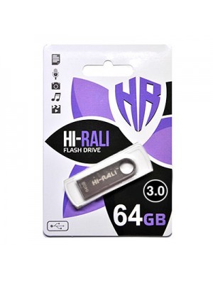 USB3.0 64GB Hi-Rali Shuttle Series Silver (HI-64GB3SHSL)