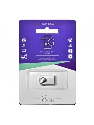 USB 8GB T&G 106 Metal Series Silver (TG106-8G)