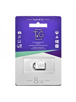 USB 8GB T&G 107 Metal Series Silver (TG107-8G)