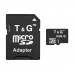 MicroSDHC   8GB UHS-I Class 10 T&G + SD-adapter (TG-8GBSD10U1-01)