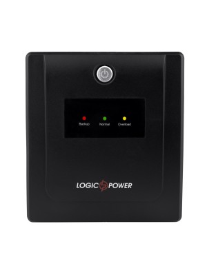 Джерело безперебійного живлення LogicPower LPM-U1400VA-P, Lin.int., AVR, 4 х євро, USB, метал