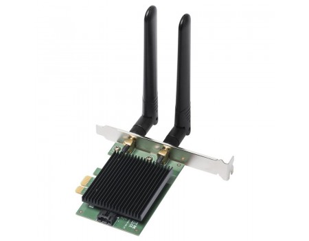Бездротовий адаптер Edimax EW-7833AXP (AX3000, PCIe, Wi-Fi 6, Bluetooth 5.0, OFDMA, MU-MIMO)