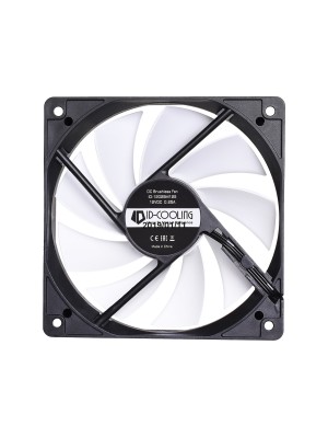 Вентилятор ID-Cooling FL-12025, 120 x 120 x 25мм, 3-pin, чорний з білим
