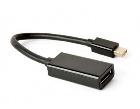 Адаптер Cablexpert (A-mDPM-DPF4K-01) MiniDisplayPort-DisplayPort, 0.15м, чорний