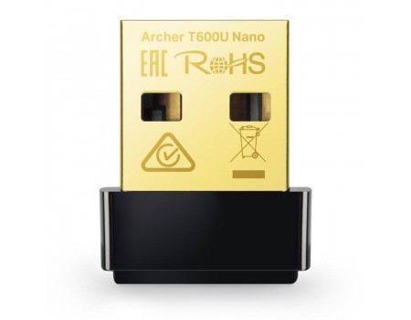 Бездротовий адаптер TP-Link Archer T600U Nano (AC600, mini)