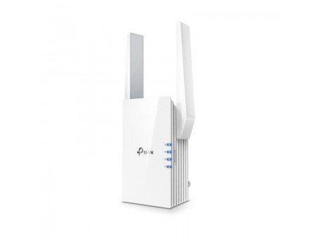 Точка доступу TP-Link RE505X (AX1500, Wi-Fi 6, 1xGE, OneMesh, 2 зовнішні антени, підсилювач Wi-Fi сигналу)