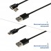 Кабель Grand-X USB-Lightning, магнитный, 1м, Black (MG-01L)