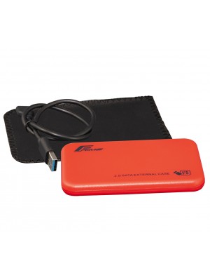 Внешний карман Frime SATA HDD/SSD 2.5", USB 3.0, Plastic, Red (FHE73.25U30)