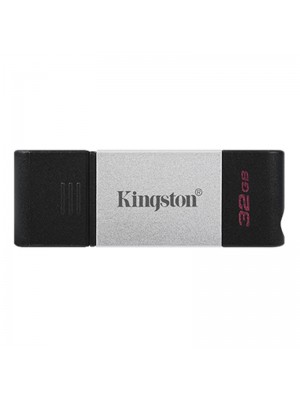 USB3.2 32GB Type-C Kingston DataTraveler 80 Grey/Black (DT80/32GB)