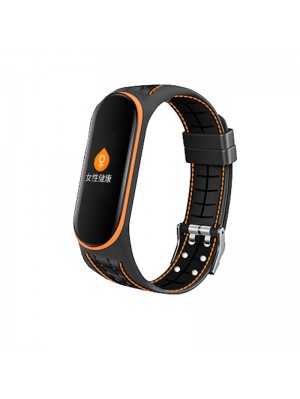 Ремешок BeCover Lattice Style для Xiaomi Mi Smart Band 5/Mi Smart Band 6 Orange (705164)