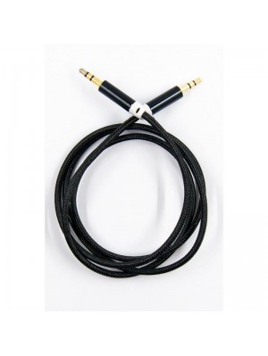 Аудио-кабель Dengos mini-Jack 3.5 mm(M)-mini-Jack 3.5 mm(M) 1м, Black (AUDIO-NTK-BLACK)