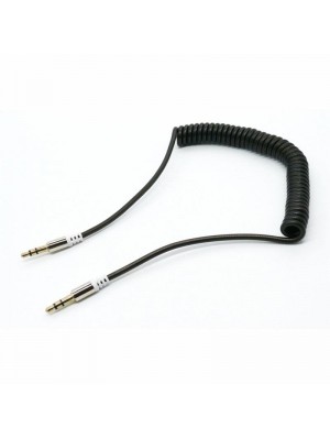 Аудио-кабель Dengos mini-Jack 3.5 mm(M)-mini-Jack 3.5 mm(M) 1м, Black (AUDIO-PLS-PRUZH-BLACK)