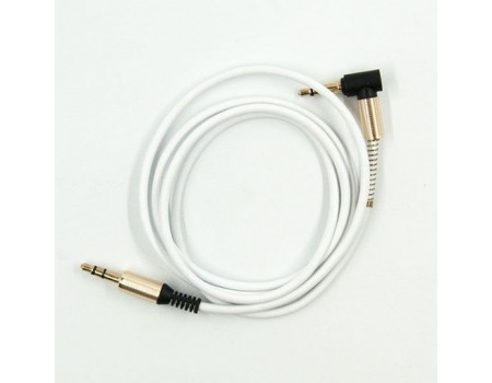 Аудио-кабель Dengos mini-Jack 3.5 mm(M)-mini-Jack 3.5 mm(M) 1м, White (AUDIO-PLS-UG-WHITE)