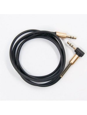 Аудио-кабель Dengos mini-Jack 3.5 mm(M)-mini-Jack 3.5 mm(M) 1м, Black (AUDIO-PLS-UG-BLACK)