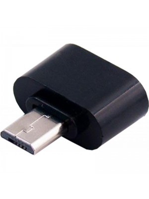 Адаптер Dengos OTG USB-microUSB Black (ADP-008)