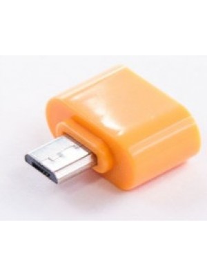 Адаптер Dengos OTG USB-microUSB Orange (ADP-008-ORANGE)
