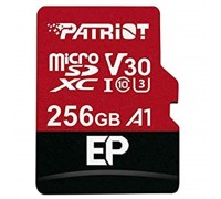 MicroSDXC 256GB UHS-I/U3 Class 10 Patriot EP A1 R90/W80MB/s + SD-adapter (PEF256GEP31MCX)