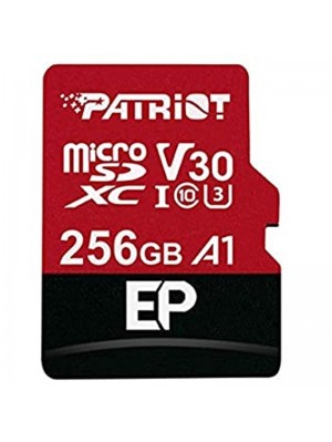 MicroSDXC 256GB UHS-I/U3 Class 10 Patriot EP A1 R90/W80MB/s + SD-adapter (PEF256GEP31MCX)