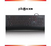 Клавіатура Piko KX6 Ukr (1283126489556) Black USB