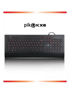 Клавіатура Piko KX6 Ukr (1283126489556) Black USB