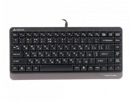 Клавіатура A4Tech FK11 Ukr Grey USB
