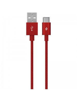 Кабель Ttec (2DK18K) USB - Type-C, AlumiCable, 1.2м, Red