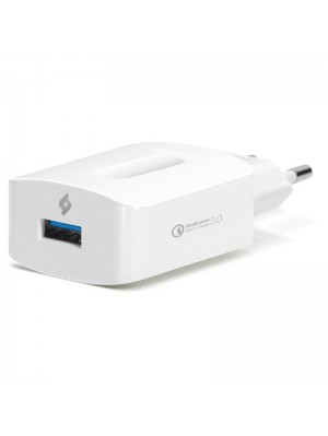 Сетевое зарядное устройство Ttec SpeedCharger QC 3.0 USB 3A 18W White (2SCQC01K)