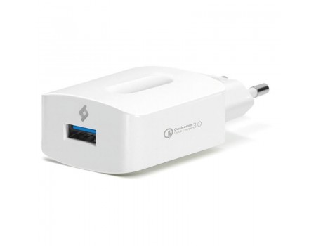 Сетевое зарядное устройство Ttec SpeedCharger QC 3.0 USB 3A 18W White (2SCQC01K)