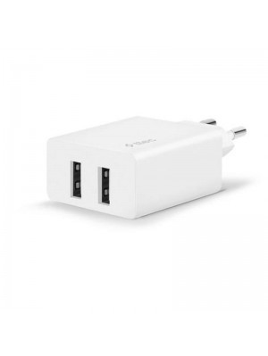 Сетевое зарядное устройство Ttec SmartCharger DUO 2хUSB 2.4А/12Вт White (2SCS21B)