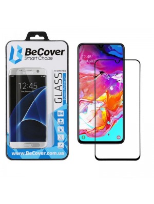 Защитное стекло BeCover для Samsung Galaxy A70 SM-A705 Black (703804)