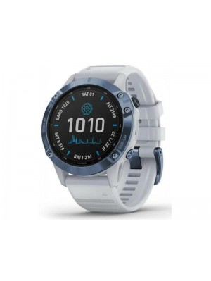 Смарт-часы Garmin Fenix 6 Pro Solar Edition Mineral Blue with Whitestone Band (010-02410-19)