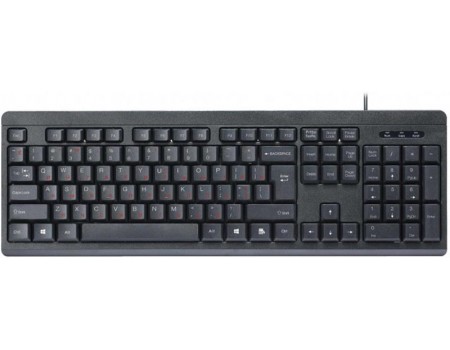 Клавіатура Maxxter KB-112-U Ukr Black USB