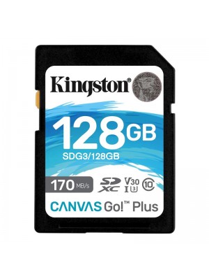 SDXC 128GB UHS-I/U3 Class 10 Kingston Canvas Go! Plus R170/W90MB/s (SDG3/128GB)