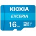 MicroSDHC 16GB UHS-I Class 10 Kioxia Exceria R100MB/s (LMEX1L016GG2) + SD-адаптер