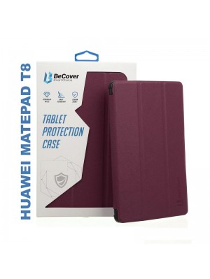 Чехол-книжка BeCover Smart Case для Huawei MatePad T 8 Red Wine (705639)
