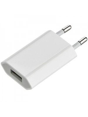 Сетевое зарядное устройство iPhone 3G/3GS/4G/4GS/5 (1USBx1A) 1000mAh White (S07022)