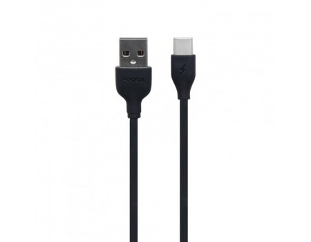 Кабель Proda Fast Charging PD-B15a USB-USB Type-C, 1м, Black