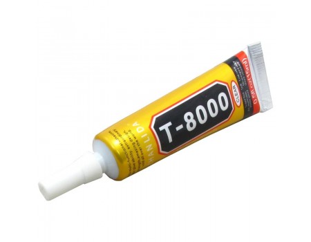 Клей силиконовый Т-8000, 15мл в тюбике с дозатором (A13095)