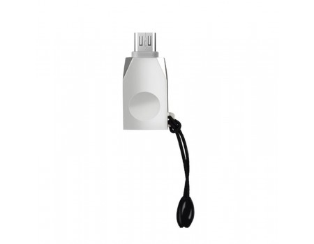Адаптер Hoco OTG UA10 MicroUSB-USB Silver (6957531070283)