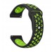 Ремешок BeCover Nike Style для Amazfit Stratos 1/2/2S/3/GTR 2/GTR 47mm/GTR Lite 47mm/Nexo/Pace Black-Green