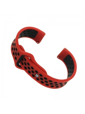 Ремешок BeCover Nike Style для Samsung Galaxy Watch/Active/Active 2/Watch 3/Gear S2 Classic/Gear Sport Red-Black (705700)