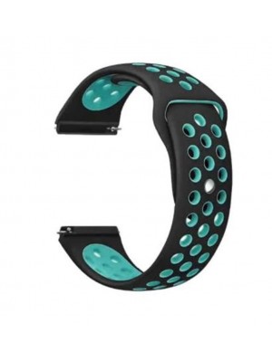 Ремінець BeCover Nike Style для Huawei Watch GT 2 42mm Black-Blue (705719)