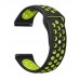 Ремінець BeCover Nike Style для Motorola Moto 360 2nd Gen. Black-Yellow (705760)