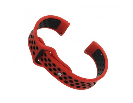 Ремешок BeCover Nike Style для Motorola Moto 360 2nd Gen. Red-Black (705763)