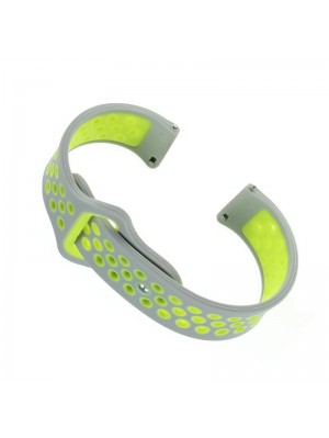 Ремешок BeCover Nike Style для Nokia/Withings Steel/Steel HR Grey-Green (705771)