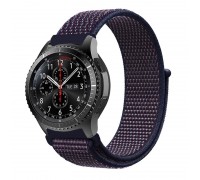 Ремінець BeCover Nylon Style для Samsung Galaxy Watch 42mm/Watch Active/Active 2 40/44mm/Watch 3 41mm/Gear S2 Classic/Gear Sport Deep Blue (705820)